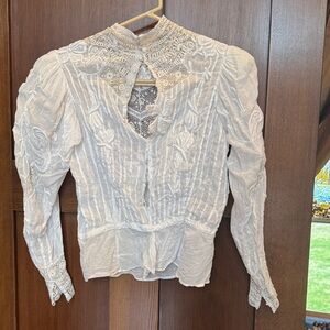 Elegant White Lace Blouse